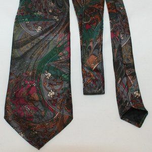 Gail MacKenzie Hand Marbled Silk Tie